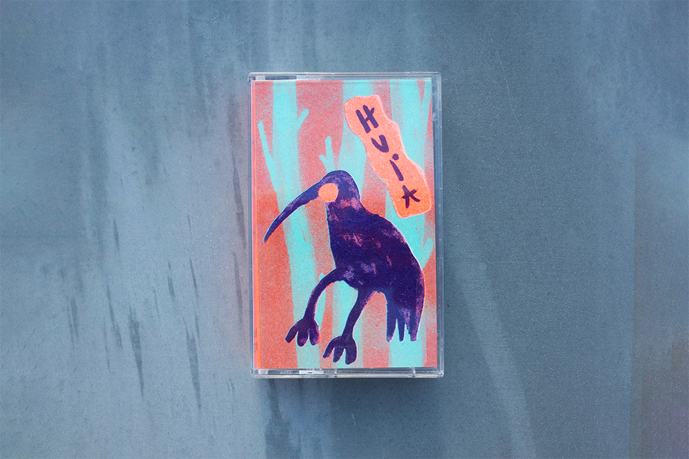 HUIA Split tape - Marie Vermont / Supersurface, cover design & photo: Marie Vermont